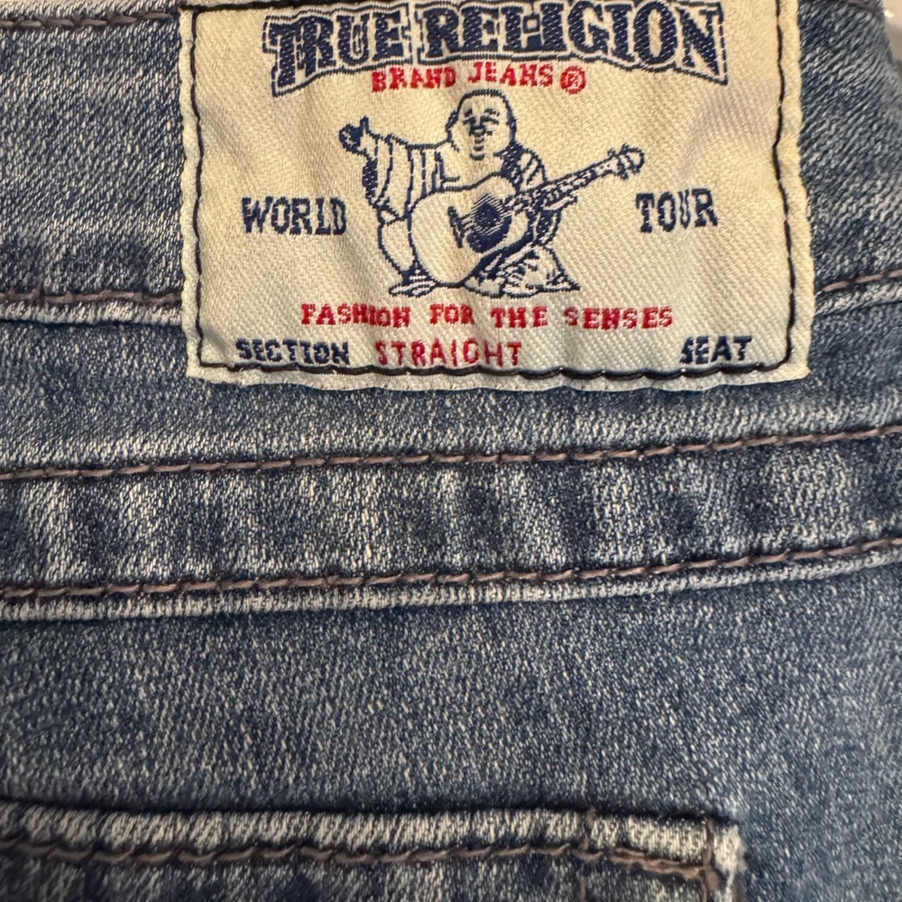 True Religion Blue Boot Cut Jeans